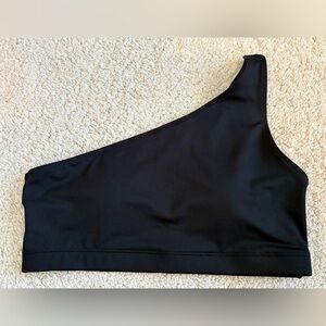 NWT Victoria’s Secret PINK Sport One Shoulder Sports Bra Black ⚫️